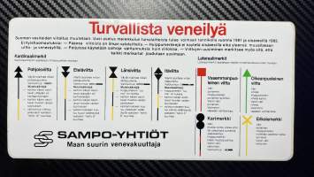 Turvallista veneilyä  -tarra