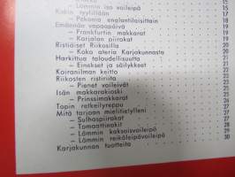 Herkullista hetkessä - Karjakunta -makkara- ja lihajalosteruoka-ohjeita