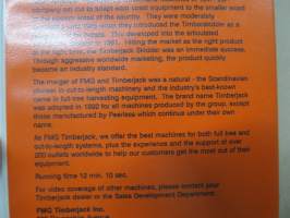 Timberjack - Corporate Video 1973 - 1990-luvun alun video Timberjackin valmistamista työkoneista (Skidder?), pituus noin 12 min.