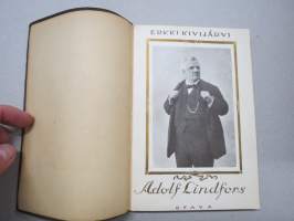Adolf Lindfors - Näyttelijäkuva, omakätisellä mustekynäsigneerauksella, numeroitu - nr 62 / 100