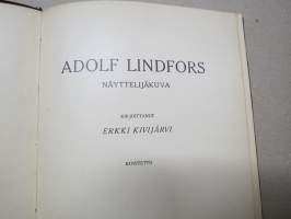 Adolf Lindfors - Näyttelijäkuva, omakätisellä mustekynäsigneerauksella, numeroitu - nr 62 / 100