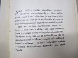 Adolf Lindfors - Näyttelijäkuva, omakätisellä mustekynäsigneerauksella, numeroitu - nr 62 / 100