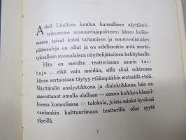 Adolf Lindfors - Näyttelijäkuva, omakätisellä mustekynäsigneerauksella, numeroitu - nr 62 / 100