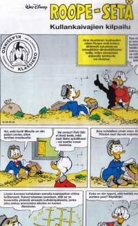 Aku Ankka Klassikko 2023 N:o 337 (9/2023). Carl Barks - Kullankaivajien kilpailu (1961). Paul Murry (1964) Mustakaapu ja salaperäinen herra x.