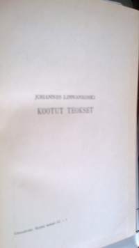 Kootut teokset 1-3 (kolme nidettä)