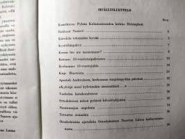 Apostoli Andreas : Ortodoksisten Nuorten Liiton Helsingin I-kerhon 10-vuotisjuhlajulkaisu