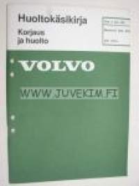 Volvo Huoltokäsikirja osa 2 (2-21) Korjaus ja huolto Moottorin korjaus  D 20, D 24, 1979- -korjaamokirjasarjan osa