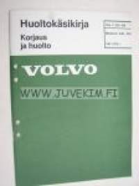 Volvo Huoltokäsikirja Korjaus ja huolto Osa 2 (23-29) Moottorit D20, D24 240 1979- -korjaamokirjasarjan osa