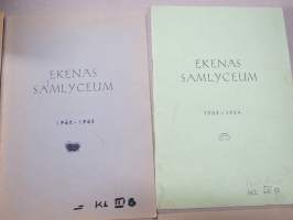 Ekenäs samlyceum 1960-61, 1961-62, 1962-63, 1963-64, 1964-65, 1965-66, 1966-67, 1967-68 - 8 st årsberättelser