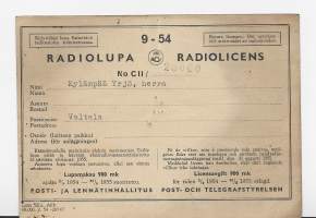 Radiolupa 1954-55