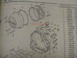 Kawasaki Z650-D Parts Catalog European market -varaosaluettelo