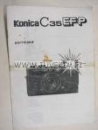 Konica C35 EFP kamera käyttöohjeet