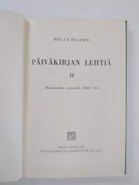 Päiväkirjan lehtiä 2 : Runosatoa vuosilta 1934-51