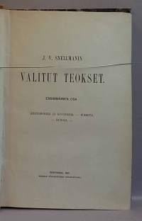 J.V. Snellmanin Valitut teokset I-V.