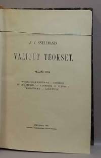 J.V. Snellmanin Valitut teokset I-V.