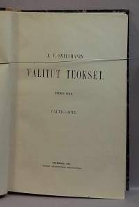 J.V. Snellmanin Valitut teokset I-V.
