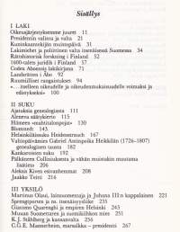 Laki, suku ja yksilö - Tutkielmia, esseitä ja kirjoituksia 40 vuoden ajalta, 1992.