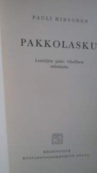 Pakkolasku : lentäjien pako vihollisen selustasta