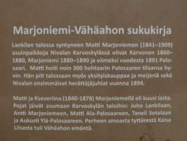 Saaren ukon jälkipolvet - Marjoniemi-Vähäahon sukukirja