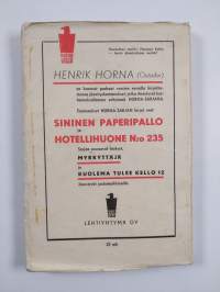 Hotellihuone N:o 235 : jännitysnovelleja