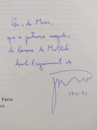 El rastre de l&#039;animal més lliure (signeerattu, tekijän omiste)