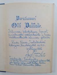 Taipaleenjoki - Tuonelanjoki : Komppanianpäällikön päivä- ja tilikirjasta (signeerattu, tekijän omiste)