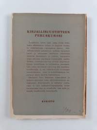 Kirjallisuustieteen peruskurssi