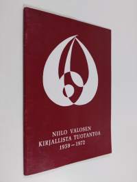 Niilo Valosen kirjallista tuotantoa 1939-1972 : perustajajäsenelle ja pitkäaikaiselle puheenjohtajalle 60-vuotispäivänä