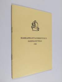 Hakkapeliittayhdistys r.y. jäsenluettelo 1982