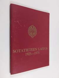 Sotatieteen laitos 1925-1975