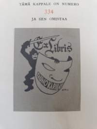 Kirjailijain juhlakirja Jalmari Jäntin täyttäessä 70 vuotta 9.4.1946 (numeroitu)