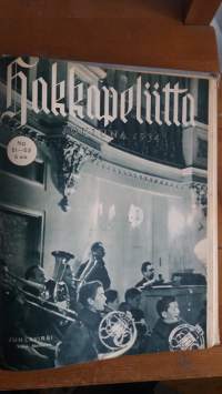 Hakkapeliitta - lehdet sidottuina kansioon 27-52 1934