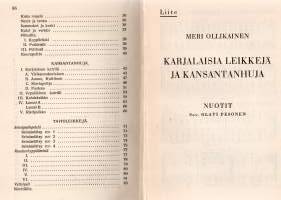 Karjalaisia leikkejä ja kansantanhuja