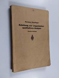 Anleitung zur organischen qualitativen Analyse