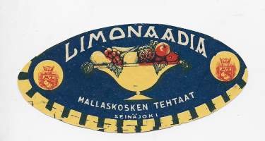 Limonaadia -   juomaetiketti