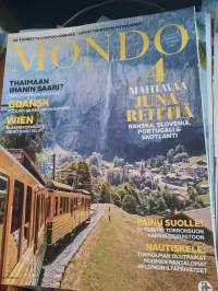 Mondo 9/2019 syyskuu 4 mahtavaa junareittiä, Ranska, Slovenia, Portugali ja Skotlanti, Thaimaan ihanin saari, Wien