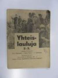 Yhteislauluja 2-3. -song book