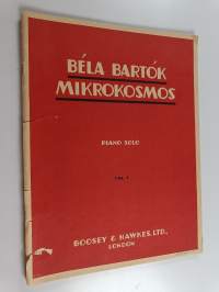 Béla Bartók mikrokosmos piano solo Vol. V