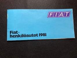 Fiat -henkilöautot 1981 -autoesite