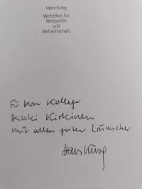 Weltethos für Weltpolitik und Weltwirtschaft (tekijän omiste)