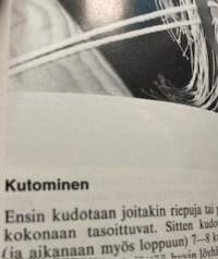 Kudomme räsymattoja