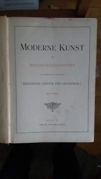 Moderne Kunst in meister-holzschnitten nach gemälden und skulpturen beruhmter meister der gegenwart - XIX band