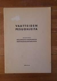 Vaatteiden pesuohjeita