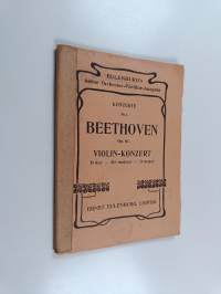 Beethoven Op. 61. Violin-konzert D dur - Ré majeur - D major ; Konzerte No.1.