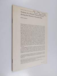 Notions of a Finnish National Identity during the Period of Swedish rule (signeerattu, tekijän omiste)
