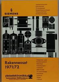 Siemens. Rakenneosat 1971/72. (Komponentit, elektroniikka, tekninen varaosaluettelo, tekniikka)