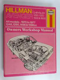Hillman Avenger : Chrysler 1250 1300 1500 1600 - Owners Workshop Manual 1970-1977