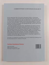 Joseph A. Schumpeter&#039;s Theory of Social and Economic Evolution : A Reconstruction and Critique