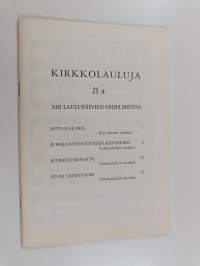 Kirkkolauluja 21a