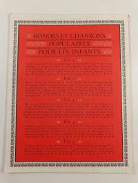 Rondes et chansons populaires pour les enfants - Piano seul et chant et piano